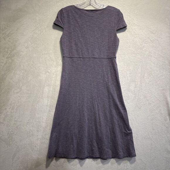 Horny Toad Rosemarie Dress Purple Heather Women's Small Stretch Knit Casual - Picture 5 of 8
